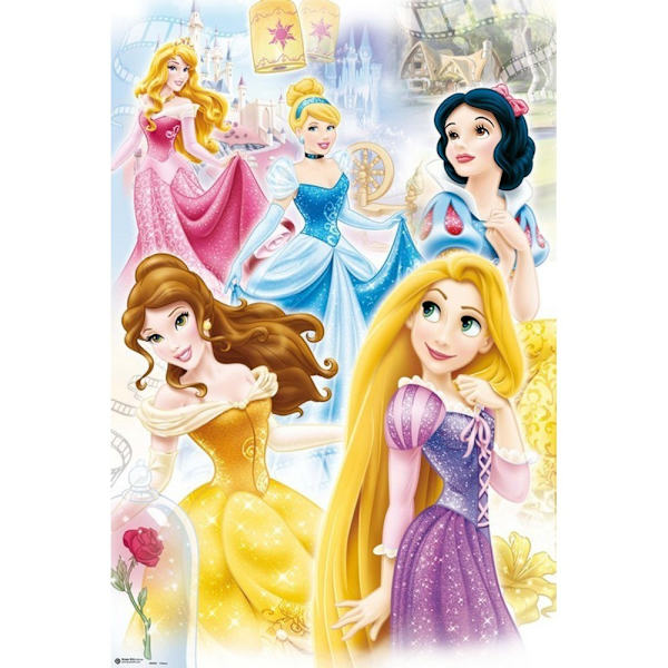Poster - Disney Princesses – Group Multicolor