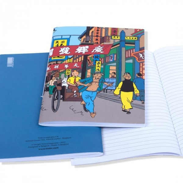Tintin - Anteckningsbok - Rickshaw Multicolor