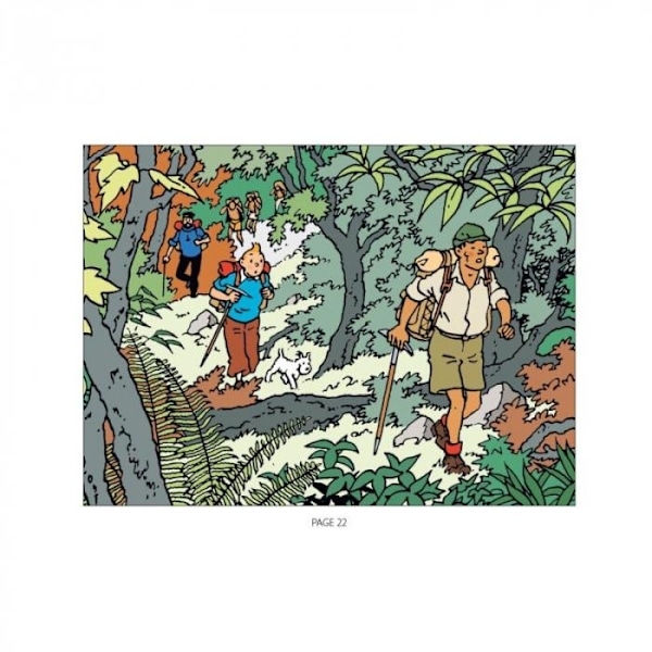 Tintin - Målarbok - Tintin i Tibet Multicolor