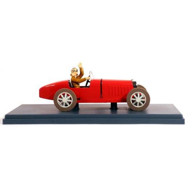 Tintin - 1:24 Modellbil #41 - Bugatti - Bobby Smiles multifärg