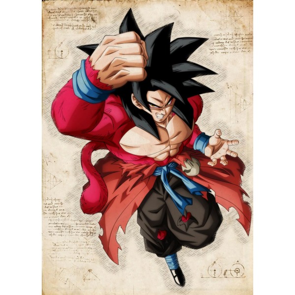 A3 Print - Dragon Ball Z - DBZ 3 Multicolor