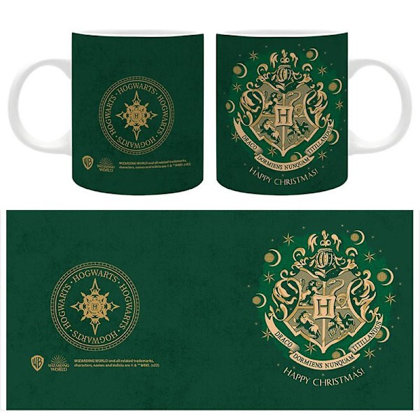 Harry Potter - X-MAS - Hogwarts Green - Mugg multifärg