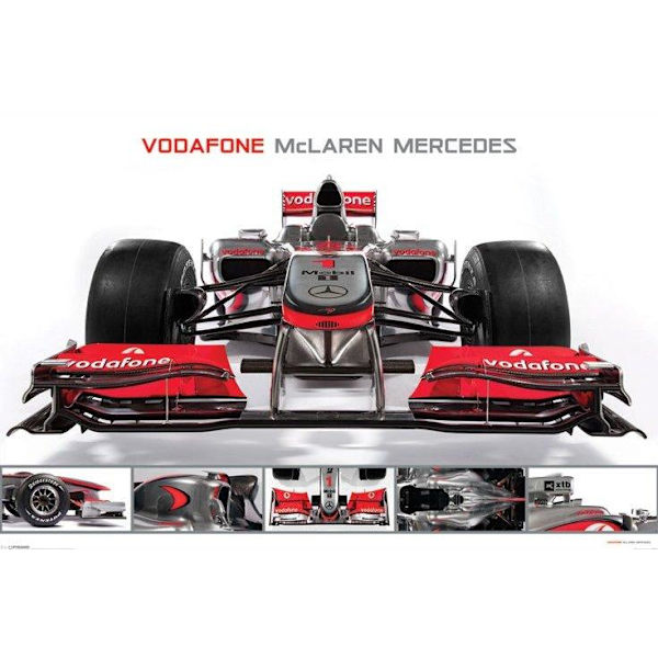 McLaren Mercedes vodafone Multicolor