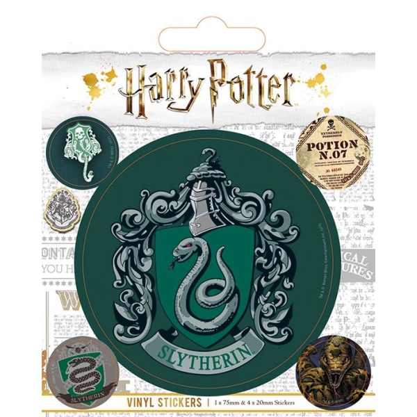 Vinyl Sticker Pack - Klistermärken - Harry Potter (Slytherin) multifärg