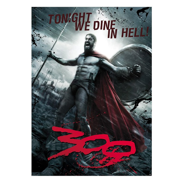 Poster 300 - Tonight We Dine in Hell multifärg
