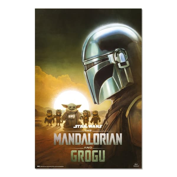 Poster - Star Wars: The Mandalorian & Grogu – Din Djarin multifärg