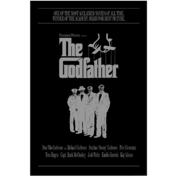Gudfaderen. The Godfather - Dollarseddel Multicolor