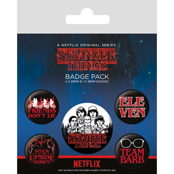 Badge Pack - Stranger Things (Characters) multifärg