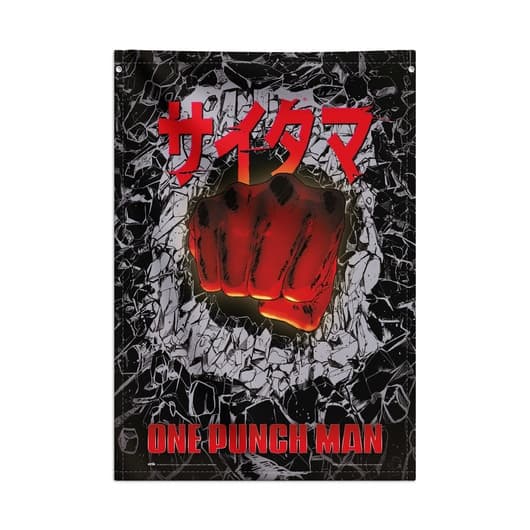 Posterflagga - One Punch Man - Fist Multicolor