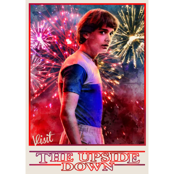A3-print - Stranger Things - Will Byers Multicolor