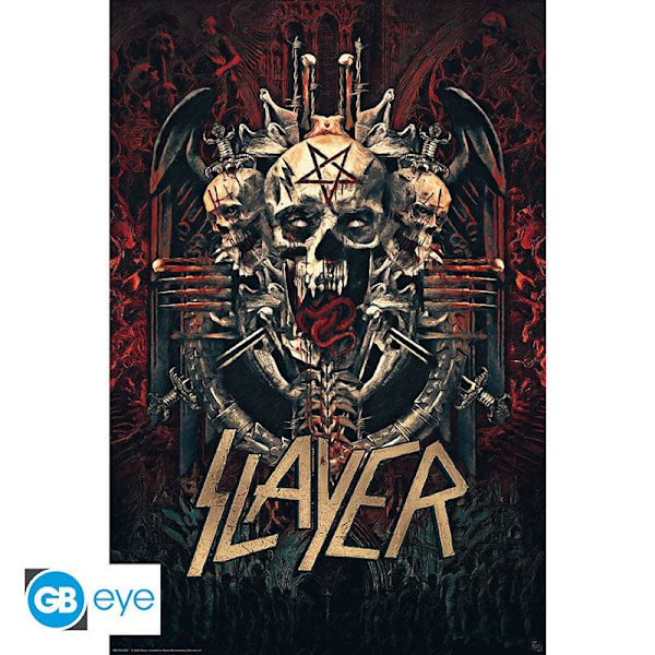 SLAYER - Skullagramm Multicolor