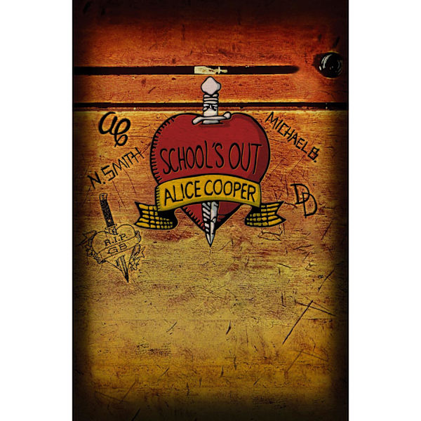 Posterflagga - Alice Cooper - Schools Out Multicolor