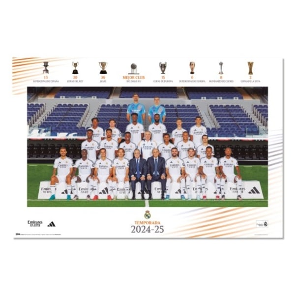 Poster - REAL MADRID 2024/2025 TEAM Multicolor