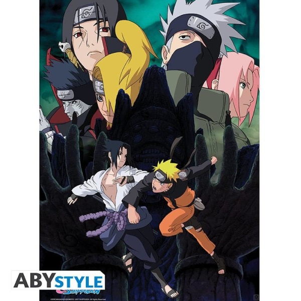 NARUTO SHIPPUDEN - Set 2 Chibi Posters - Ninjas Multicolor