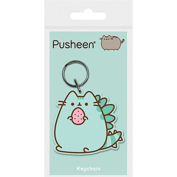 Nyckelring - PUSHEEN (PUSHEENOSAURUS) PVC KEYCHAIN Multicolor