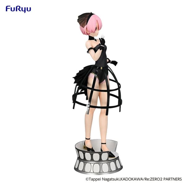 Staty - Re: Zero Exceed Creative PVC Statue Ram Cage Dress 22 cm multifärg
