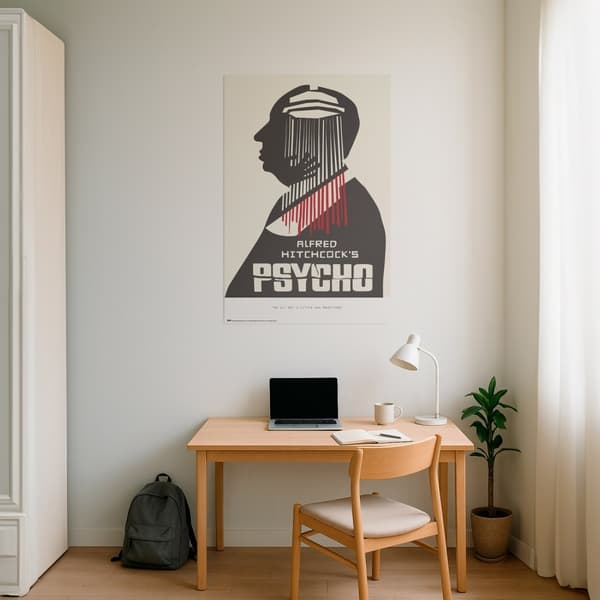 Poster - Alfred Hitchcock – Psycho Multicolor