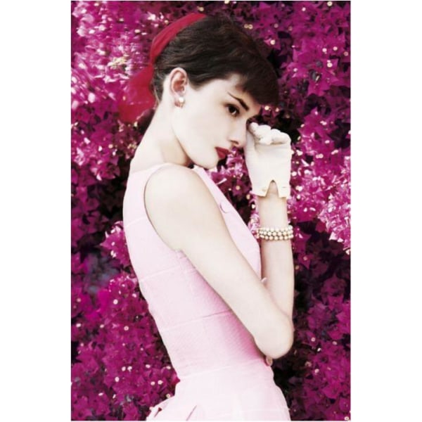 Audrey Hepburn - Blomster Multicolor