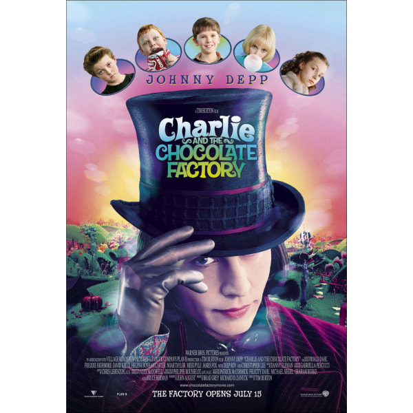 Charlie ja suklaatehdas - Johnny Depp Multicolor