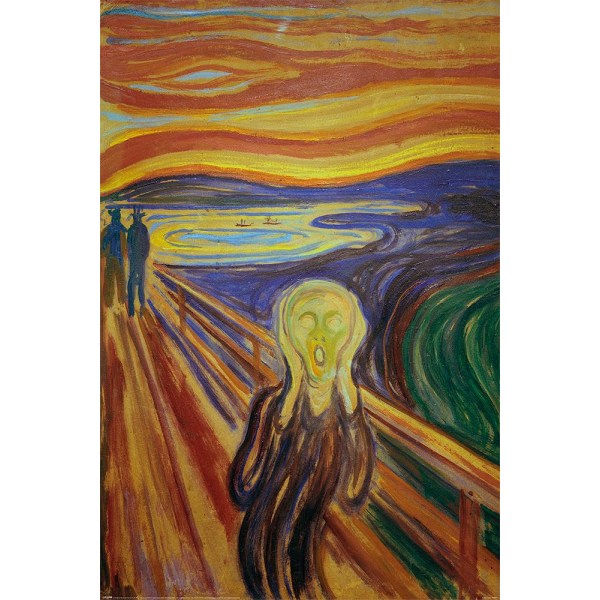 Edvard Munch (Skriget) Multicolor