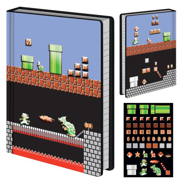 Anteckningsbok - Super Mario Bros (Level Builder) Multicolor