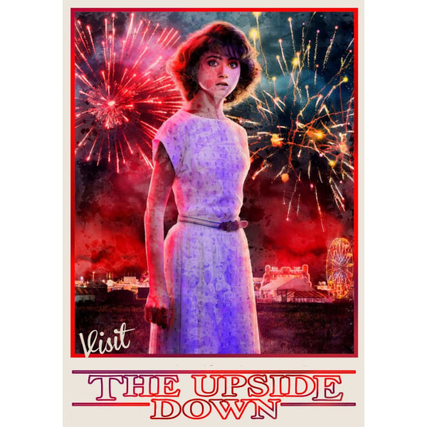 A3-print - Stranger Things - Nancy Wheeler Multicolor