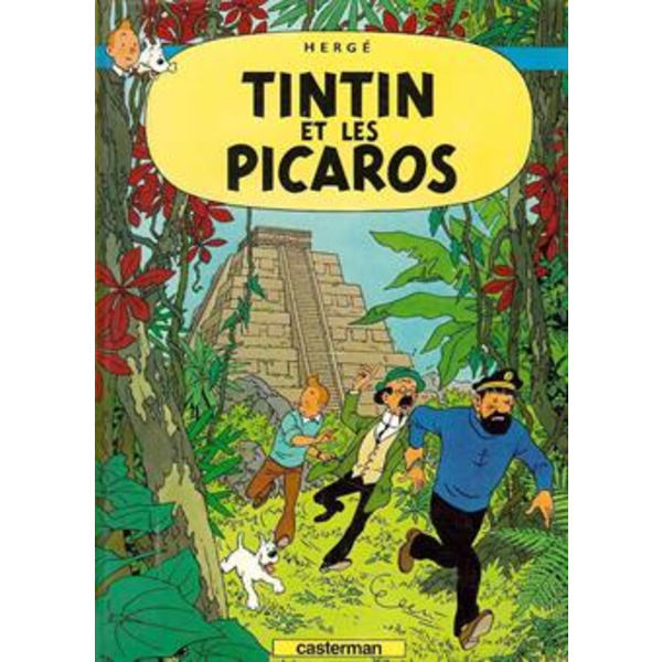Poster - Tintin et les picaros - Tintin hos gerillan Multicolor