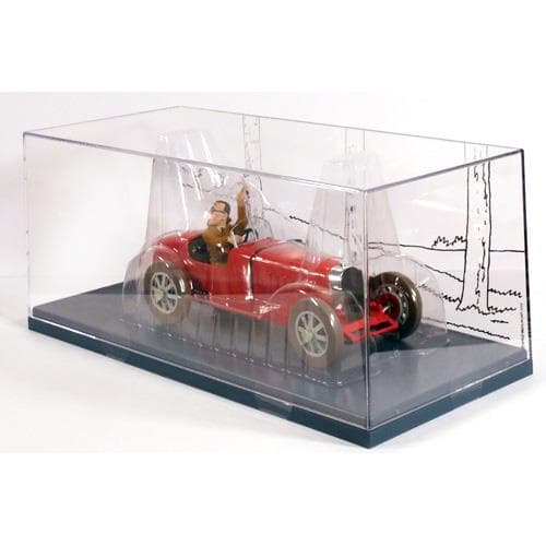 Tintin - 1:24 Modellbil #41 - Bugatti - Bobby Smiles multifärg