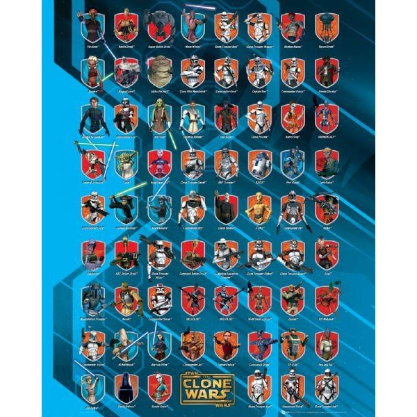 Star Wars - Clone Wars Multicolor