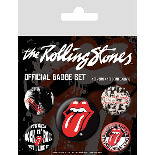 Badge Pack - The Rolling Stones (Classic) Multicolor