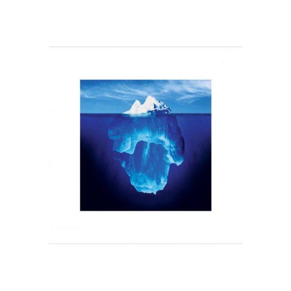 Tip of the iceberg - Isberg multifärg