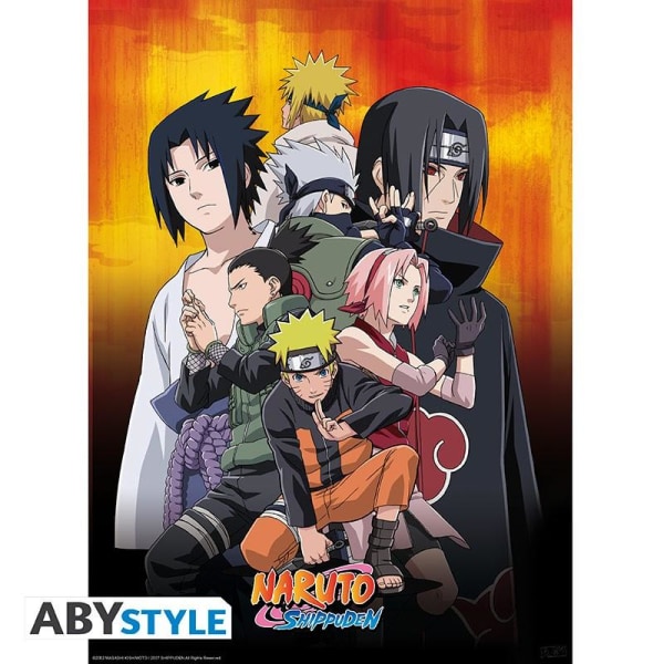 NARUTO SHIPPUDEN - Set 2 Chibi Posters - Ninjas Multicolor