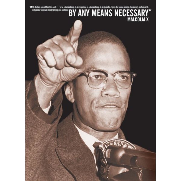 Malcolm X - By Any Means Multicolor