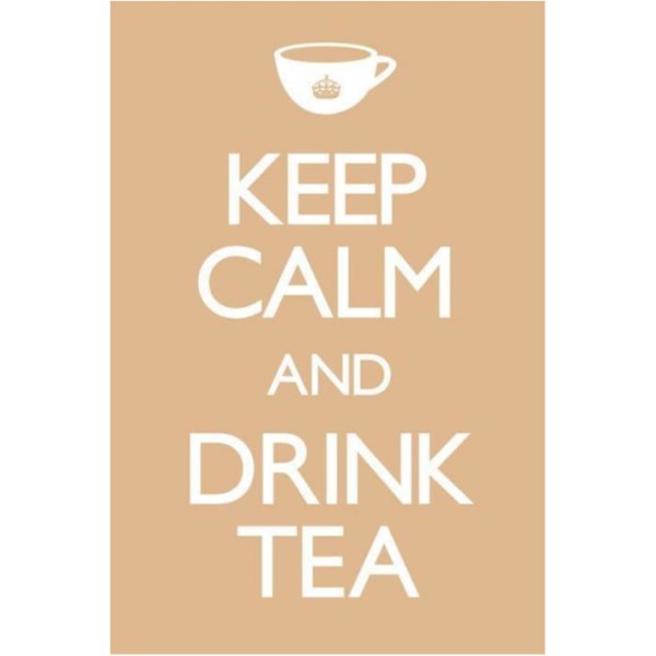 Keep calm and drink tea multifärg