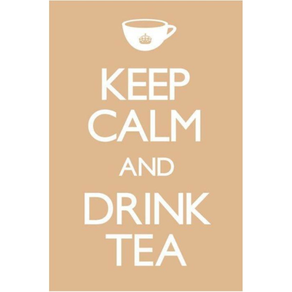 Keep calm and drink tea multifärg