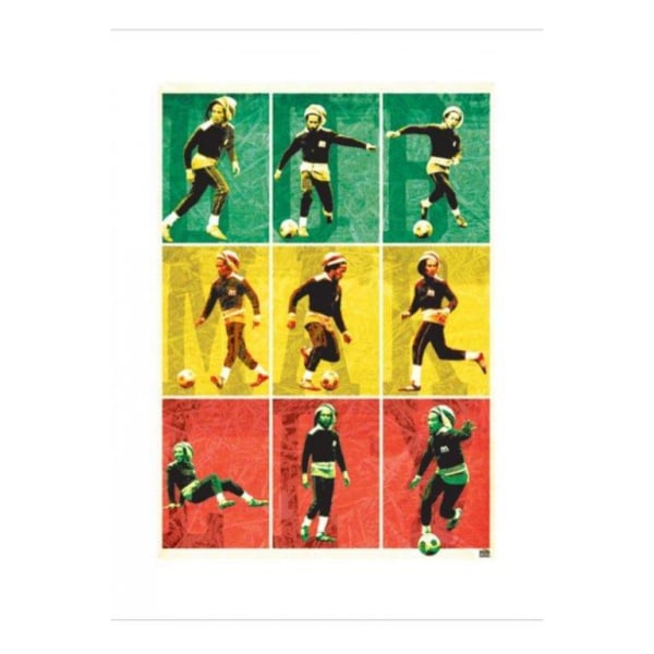 Bob Marley - Fodbold Multicolor