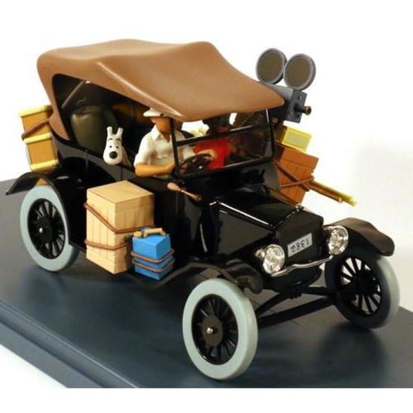 Tintin - 1:24 Modellbil #5 - Black Ford Model T multifärg