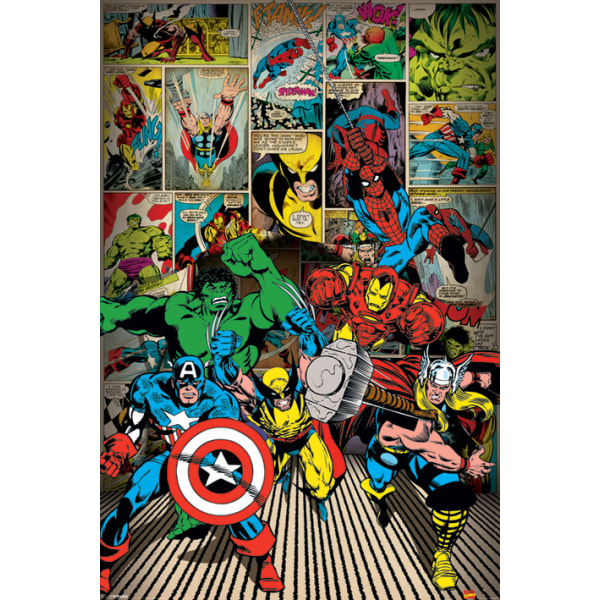 Marvel Comics - Here Come The Heroes Multicolor