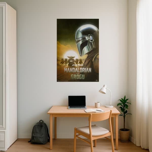 Poster - Star Wars: The Mandalorian & Grogu – Din Djarin multifärg
