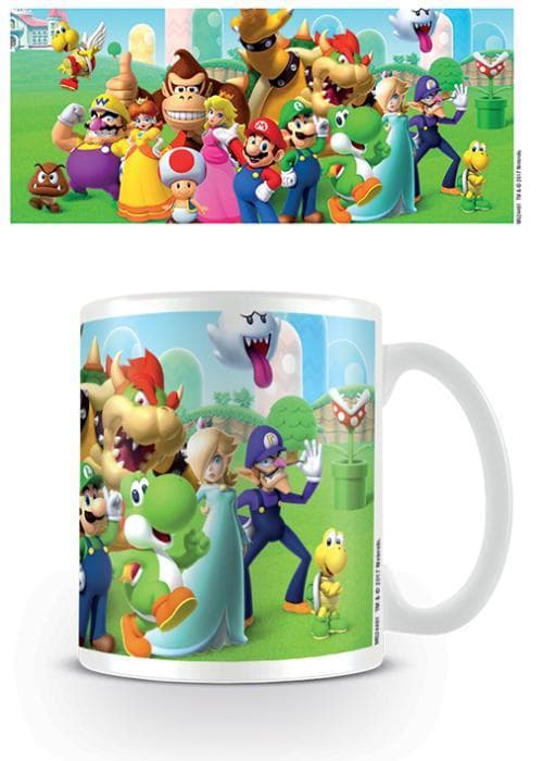 Super Mario (Mushroom Kingdom) - Mugg Multicolor