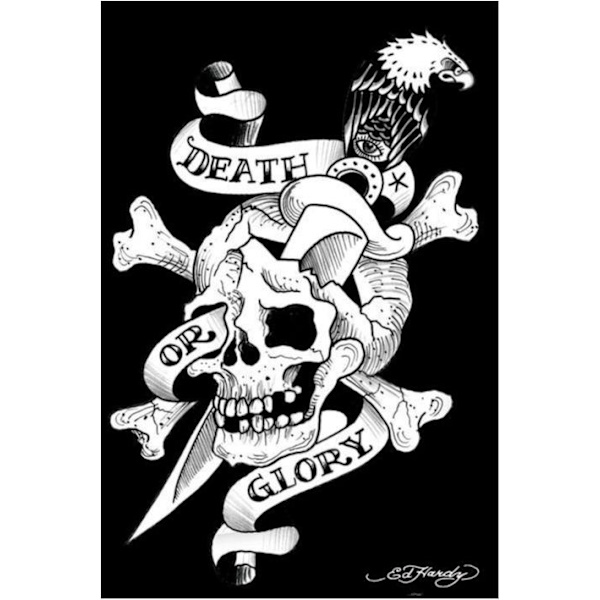 Ed Hardy - Death or glory multifärg