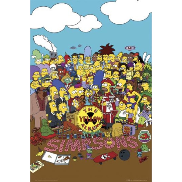 Simpsonit - Keltainen albumi Multicolor
