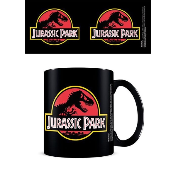 Jurassic Park (Classic Logo) Black - Mugg multifärg