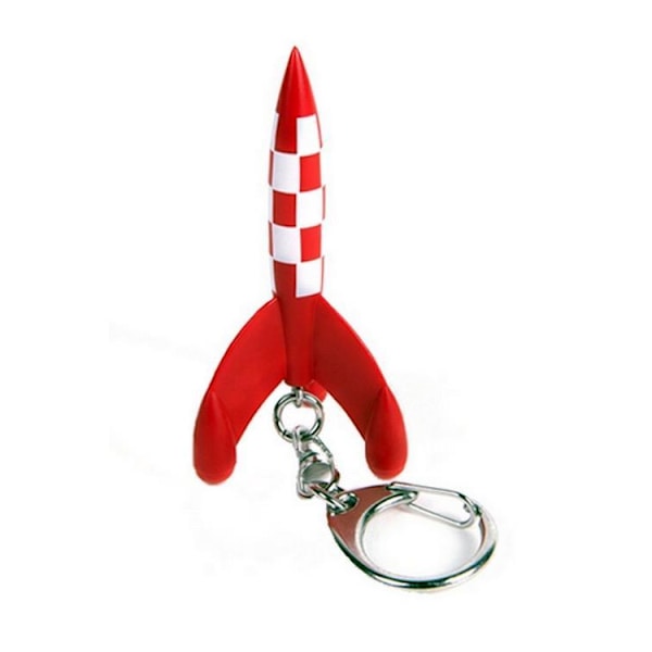 Tintin - Nyckelring i plast - Klassisk Raket Multicolor