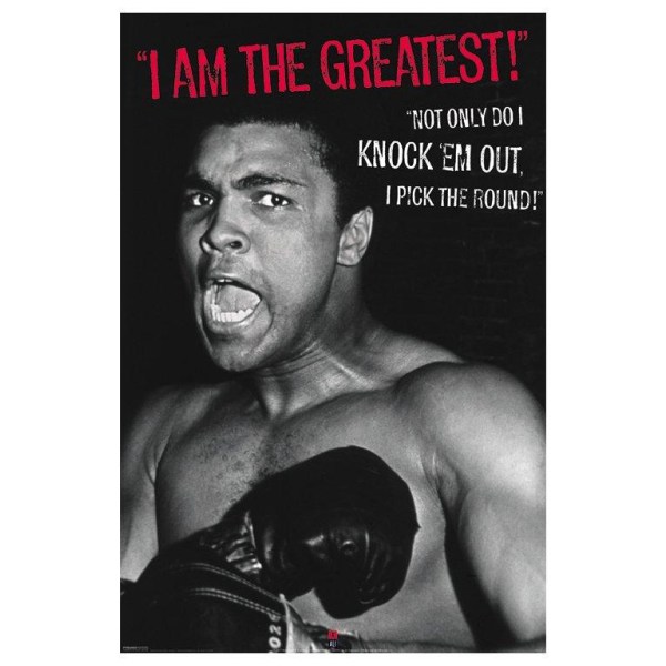 Muhammad Ali - I Am The Greatest Multicolor