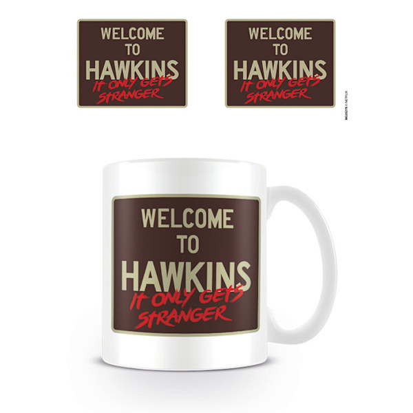 Stranger Things - Welcome To Hawkins - Mugg Multicolor
