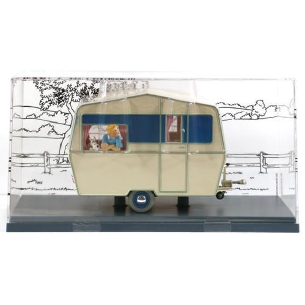 Tintin - 1:24 Modellbil #51 - Turist Husvagn multifärg