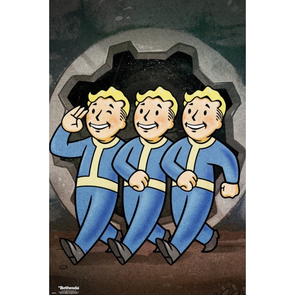 Fallout - Vault boys multifärg