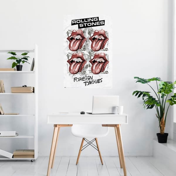 Poster - The Rolling Stones – Foreign Tongues Multicolor