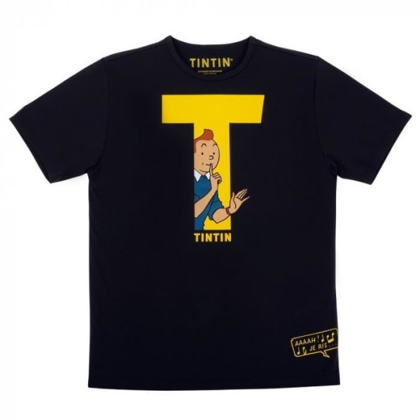 T-Shirt - Tintin T svart multifärg L